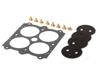 Holley Carburetor Throttle Plate Kit; 1-11/16-Inch; 0.093-Inch Hole Size