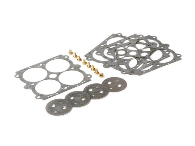 Holley Carburetor Throttle Plate Kit; 1-3/4-Inch; 0.125-Inch Hole Size