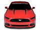 SEC10 Hood Graphic Decal; Matte Black (15-17 Mustang GT, EcoBoost, V6)