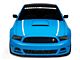 SEC10 Hood Accent Decal; White (13-14 Mustang)