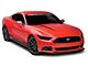SEC10 Hood Accent Decal; Matte Black (15-17 Mustang GT, EcoBoost, V6)