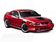 SEC10 Hood Accent Decal; Gloss Black (99-04 Mustang GT; 99-02 Mustang V6)
