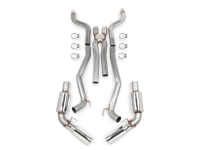 Hooker BlackHeart Cat-Back Exhaust System with Polished Tips (10-13 Camaro SS)