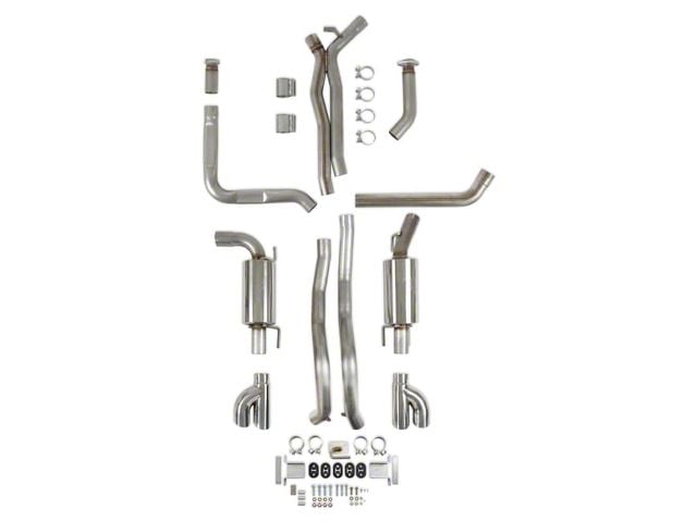 Hooker BlackHeart Cat-Back Exhaust System with Polished Tips (98-02 5.7L Camaro)