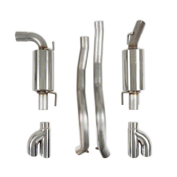 Hooker BlackHeart Camaro Cat-Back Exhaust System with