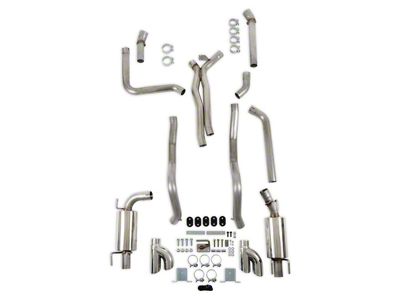 Hooker BlackHeart Header-Back Exhaust with Polished Tips (98-02 5.7L Camaro)