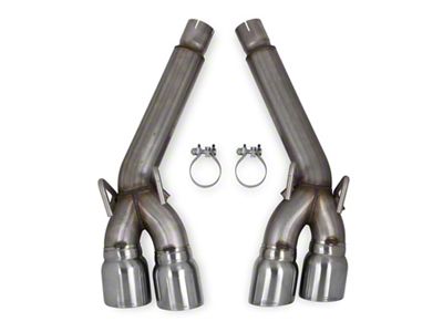 Hooker BlackHeart Muffler Delete Axle-Back Exhaust with Polished Tips (12-14 Camaro SS Coupe w/ NPP Dual Mode Exhaust)
