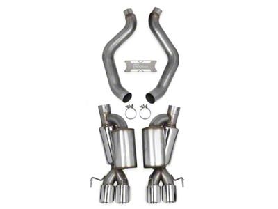 Hooker BlackHeart Axle-Back Exhaust System with Polished Tips (09-13 6.2L Corvette C6 w/o NPP Dual Mode Exhaust, Excluding ZR1)