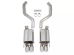 Hooker BlackHeart Axle-Back Exhaust with Polished Tips (06-13 Corvette Z06 w/ NPP Dual Mode Exhaust)
