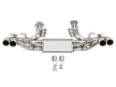 Hooker BlackHeart Cat-Back Exhaust System with Polished Tips (20-24 6.2L Corvette C8)