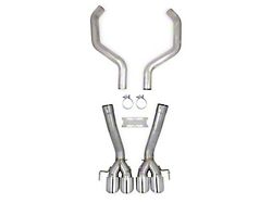 Hooker BlackHeart Muffler Delete Axle-Back Exhaust System with Polished Tips (06-13 Corvette Z06 w/o NPP Dual Mode Exhaust)
