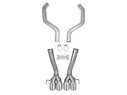 Hooker BlackHeart Muffler Delete Axle-Back Exhaust with Polished Tips (06-13 Corvette Z06 w/o NPP Dual Mode Exhaust)