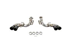 Hooker BlackHeart Muffler Delete Cat-Back Exhaust with Black Tips (20-23 6.2L Corvette C8 w/o NPP Dual Exhaust Mode)