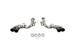 Hooker BlackHeart Muffler Delete Cat-Back Exhaust System with Black Tips (20-24 6.2L Corvette C8 w/o NPP Dual Exhaust Mode)