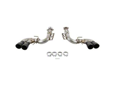 Hooker BlackHeart Muffler Delete Cat-Back Exhaust System with Black Tips (20-24 6.2L Corvette C8 w/o NPP Dual Exhaust Mode)