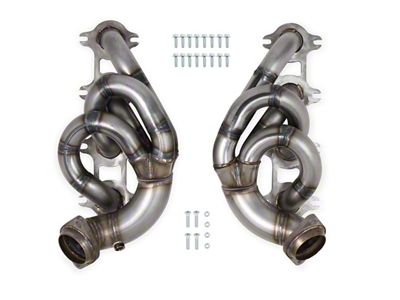 Hooker BlackHeart 1-5/8-Inch Shorty Headers; Raw (05-09 Mustang GT)