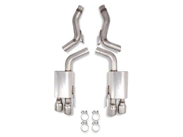 Hooker BlackHeart Axle-Back Exhaust with Polished Tips (18-23 Mustang GT w/o Active Exhaust)