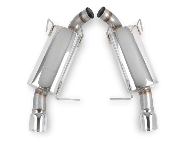 Hooker BlackHeart Axle-Back Exhaust System with Polished Tips (11-14 Mustang V6)