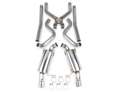 Hooker BlackHeart Cat-Back Exhaust System with Polished Tips (11-14 Mustang GT)