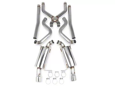 Hooker BlackHeart Cat-Back Exhaust System with Polished Tips (11-14 Mustang)