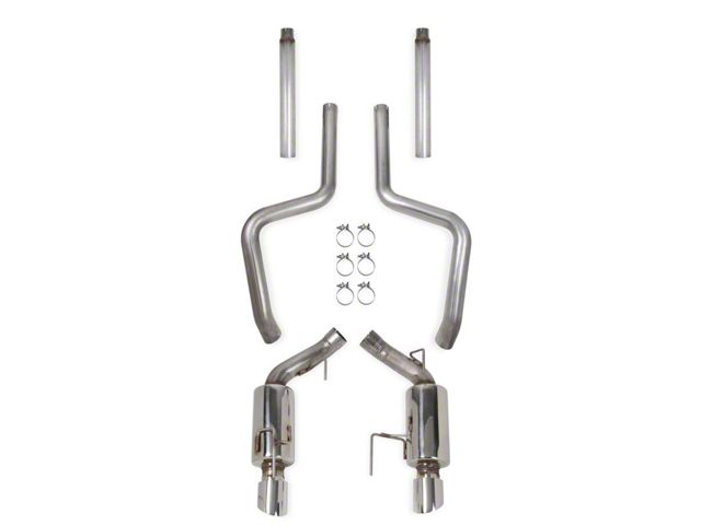 Hooker BlackHeart Cat-Back Exhaust System with Polished Tips (05-10 Mustang GT)