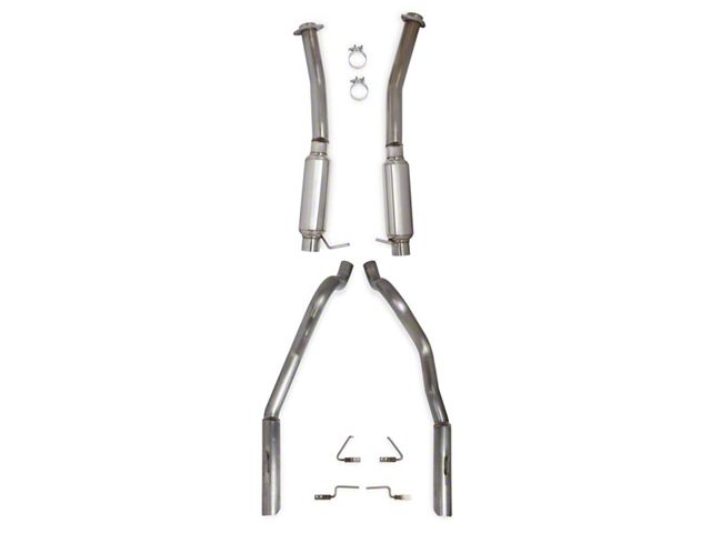 Hooker BlackHeart Cat-Back Exhaust System with Polished Tips (96-04 Mustang GT)