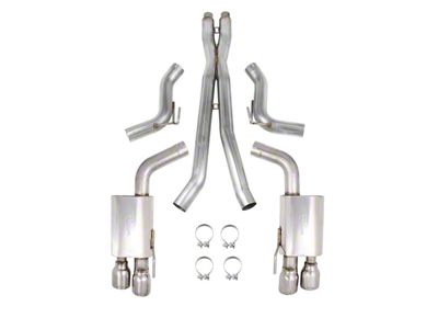 Hooker BlackHeart Cat-Back Exhaust with Polished Tips (18-23 Mustang GT w/o Active Exhaust)
