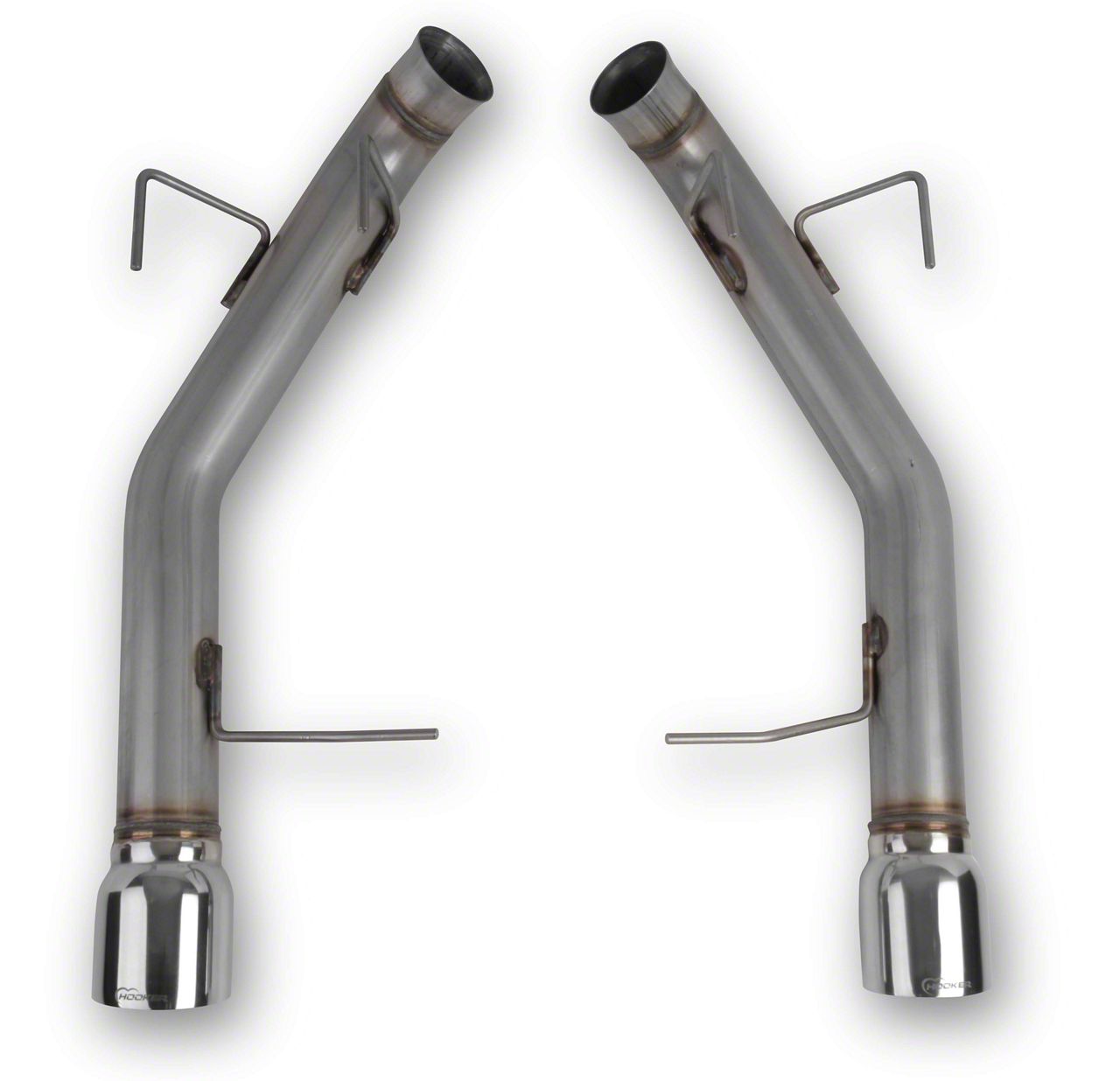 Hooker BlackHeart Mustang Muffler Delete AxleBack Exhaust System with