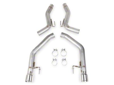 Hooker BlackHeart Muffler Delete Axle-Back Exhaust System with Polished Tips (15-17 Mustang GT)