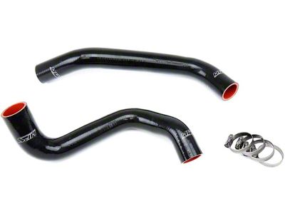 HPS Silicone Radiator Coolant Hose Kit; Black (10-15 3.6L Camaro)