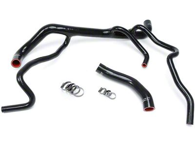 HPS Silicone Radiator Coolant Hose Kit; Black (16-24 Camaro SS)