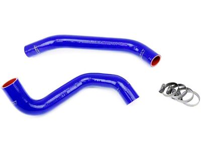 HPS Silicone Radiator Coolant Hose Kit; Blue (10-15 3.6L Camaro)