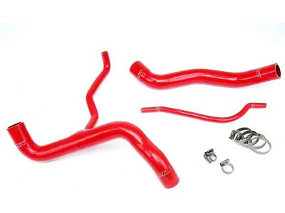 HPS Silicone Radiator Coolant Hose Kit; Red (10-11 Camaro SS)