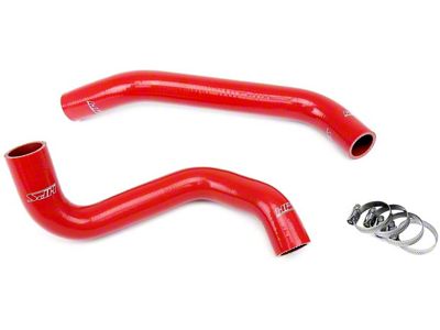 HPS Silicone Radiator Coolant Hose Kit; Red (10-15 3.6L Camaro)