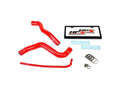 HPS Silicone Radiator Coolant Hose Kit; Red (12-15 Camaro SS, Z/28, ZL1)