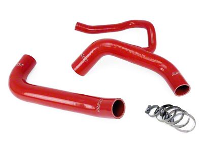 HPS Silicone Radiator Coolant Hose Kit; Red (15-23 Challenger SRT Hellcat, SRT Jailbreak)