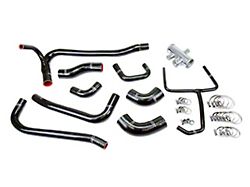HPS Silicone Radiator Coolant Hose Kit; Black (07-14 Mustang GT500)
