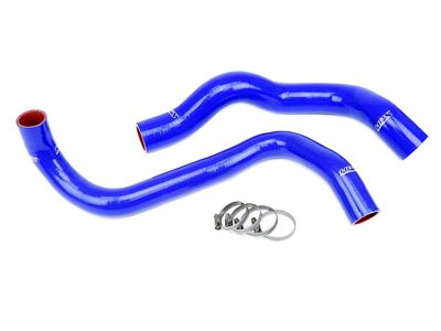 HPS Silicone Radiator Coolant Hose Kit; Blue (97-98 Mustang V6)