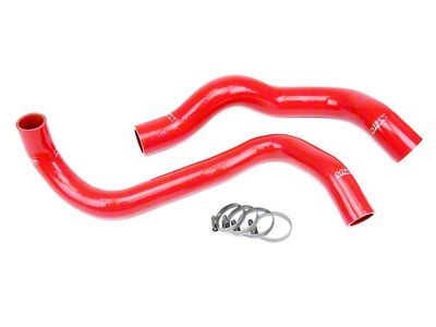 HPS Silicone Radiator Coolant Hose Kit; Red (97-98 Mustang V6)