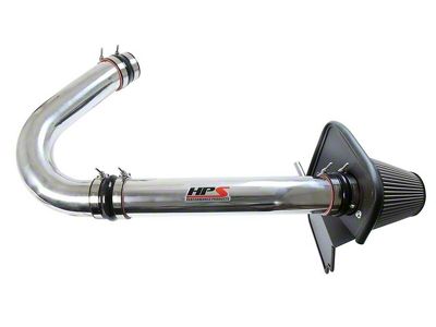 HPS Shortram Cold Air Intake; Polished (11-18 3.6L Challenger)