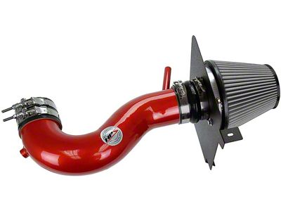 HPS Shortram Cold Air Intake; Red (09-10 5.7L HEMI Challenger)