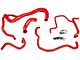 HPS Silicone Radiator and Heater Coolant Hose Kit; Red (15-18 6.4L HEMI Challenger)