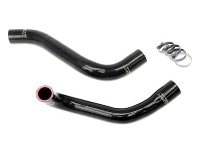 HPS Silicone Radiator Coolant Hose Kit; Black (09-10 3.5L Challenger)