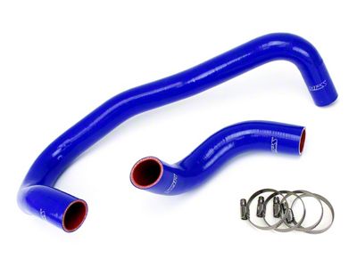 HPS Silicone Radiator Coolant Hose Kit; Blue (08-10 6.1L HEMI Challenger)