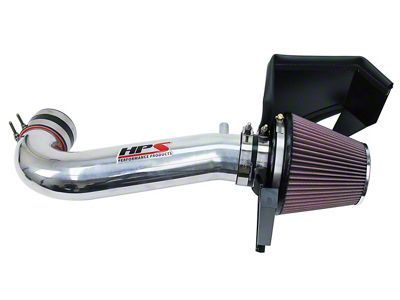 HPS Shortram Cold Air Intake; Polished (11-23 5.7L HEMI Charger w/o Shaker Hood)