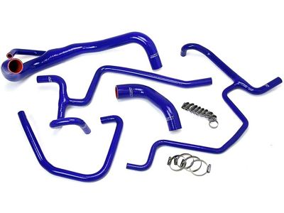 HPS Silicone Radiator and Heater Coolant Hose Kit; Blue (11-23 5.7L HEMI Charger)