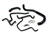 Silicone Radiator and Heater Coolant Hose Kit; Black (11-23 5.7L HEMI Charger)