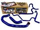 HPS Silicone Radiator and Heater Coolant Hose Kit; Blue (2010 6.1L HEMI Charger)