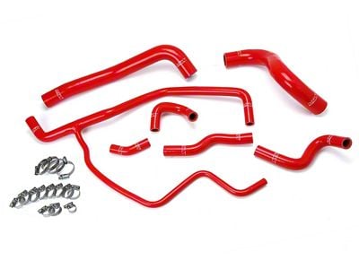 HPS Silicone Radiator and Heater Coolant Hose Kit; Red (11-23 3.6L Charger)