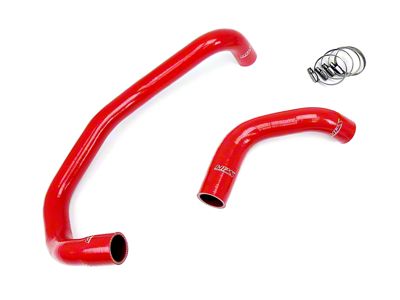 HPS Silicone Radiator Coolant Hose Kit; Red (06-10 5.7L HEMI Charger)